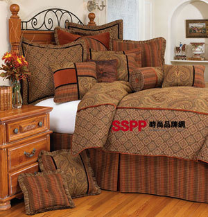 雅致嫵媚卷曲花瓣床品 為臥室演繹一場印象派藝術(shù)盛宴